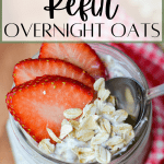 strawberry kefir overnight oats