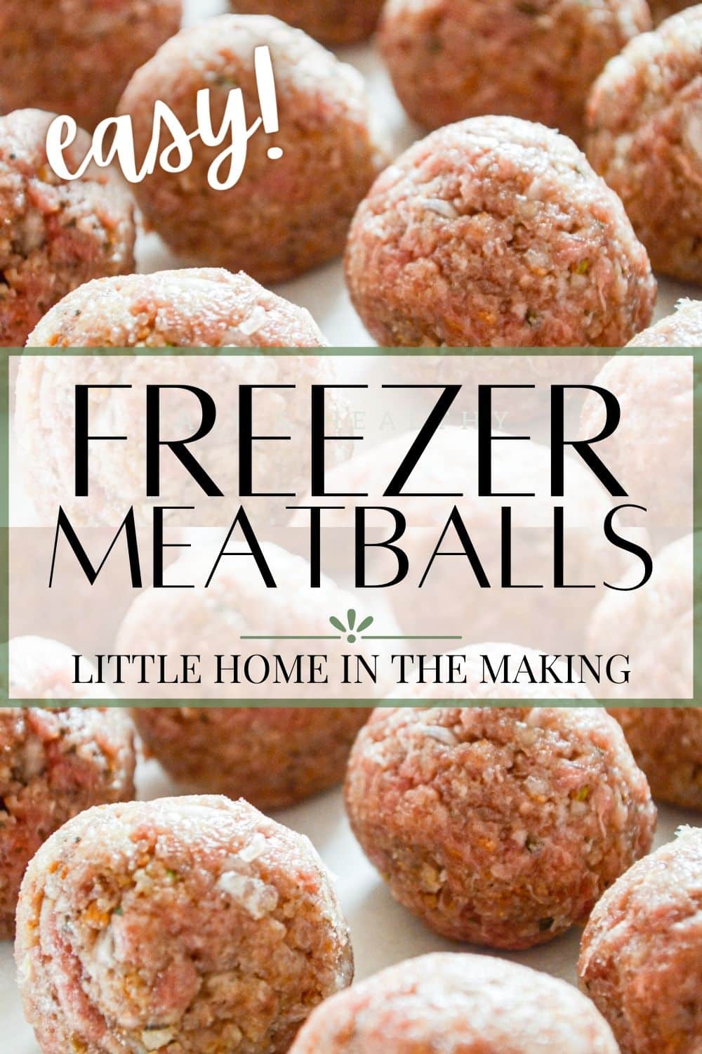 Easy freezer meatballs