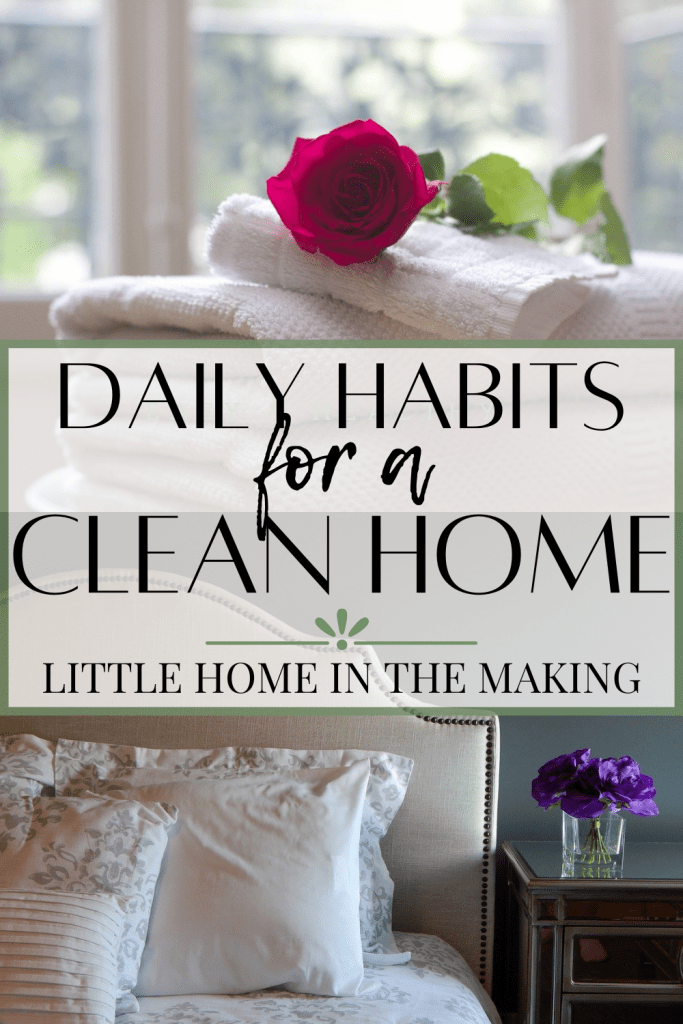 Keeping a clean home isn't about lists, schedules, or expensive planners! It's all about the daily habits that result in a clean and tidy home.