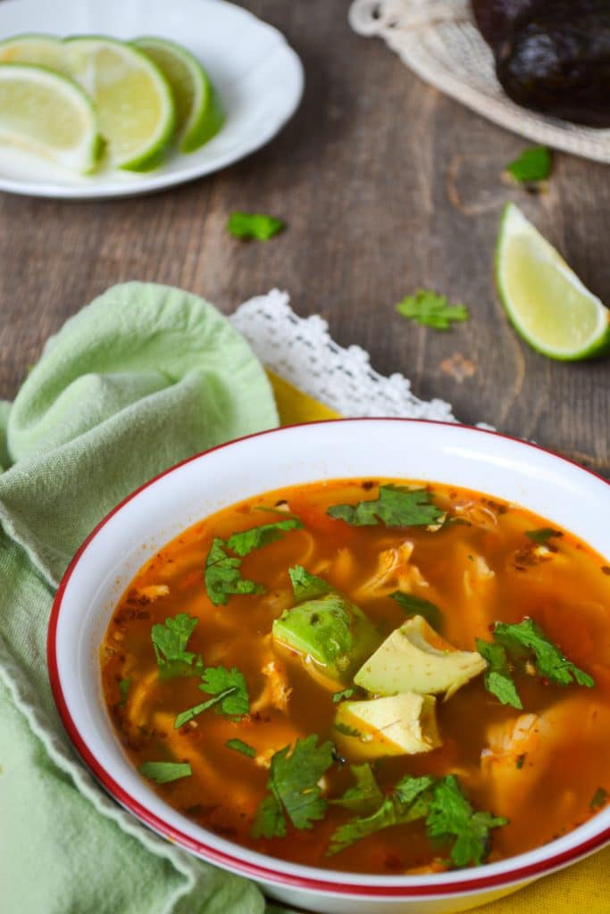 Slow Cooker Chicken Tortilla Soup - Dinner at the Zoo