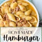 Homemade hamburger helper