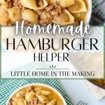 homemade hamburger helper