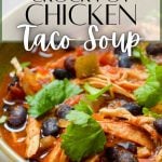 crock pot chicken taco soup