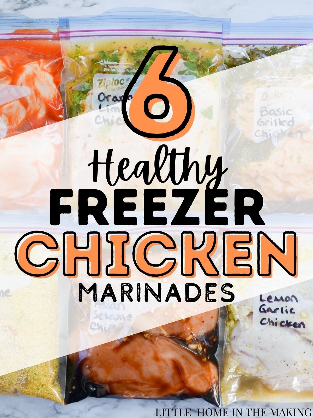 6 Healthy Freezer Chicken Marinades {for the Grill}
