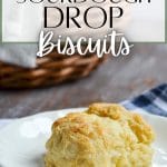 A drop biscuit on a white plate.