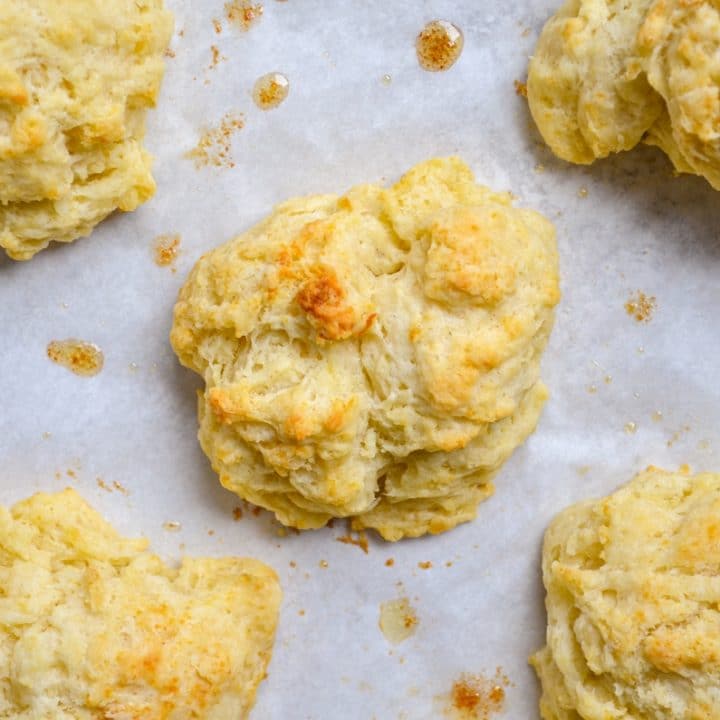 Sourdough discard drop biscuits.