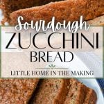 slices of zucchini bread