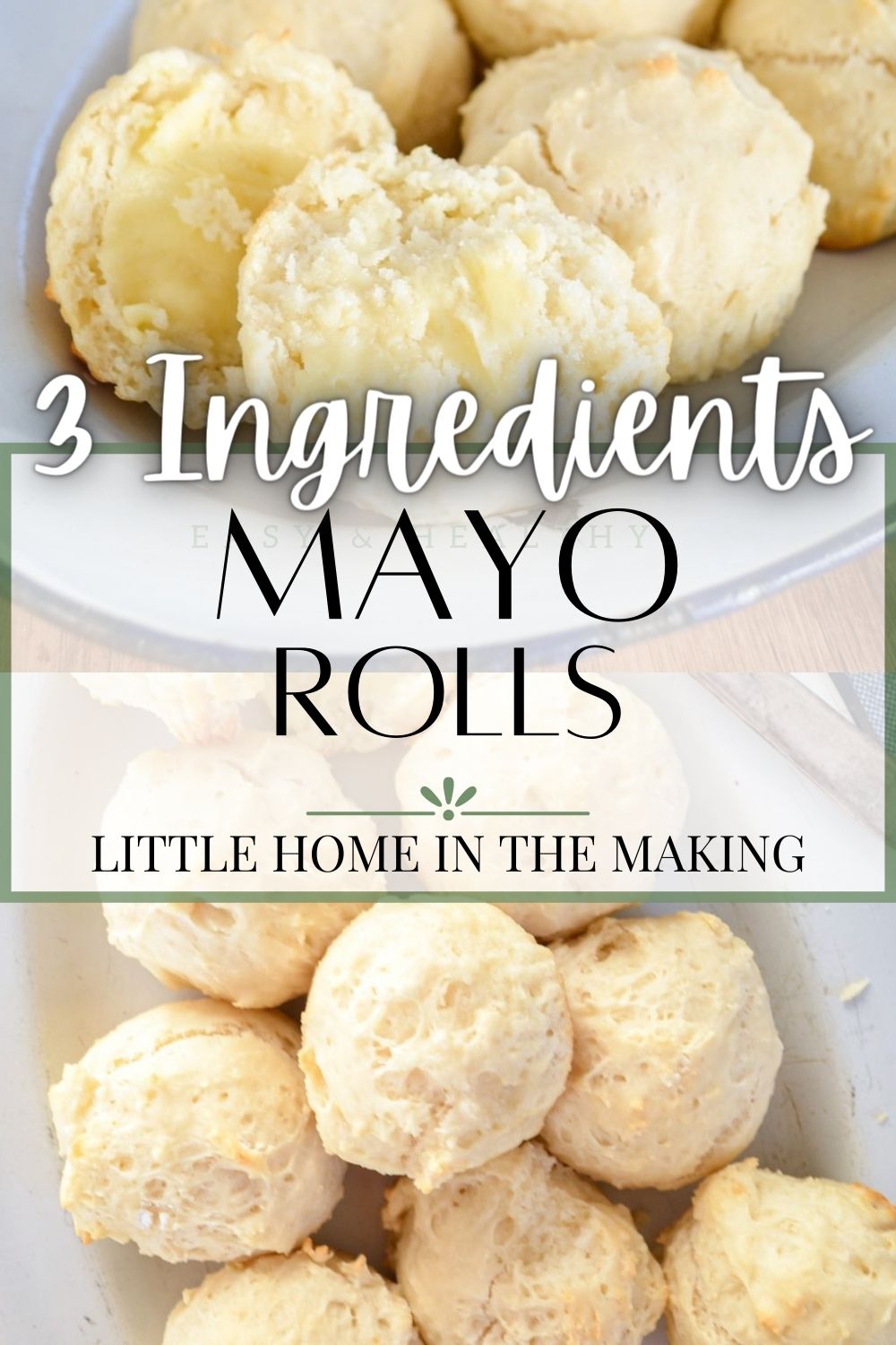 Easy Mayonnaise Rolls Little Home in the Making