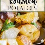 lemon and garlic roasted potatoes