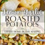 lemon garlic roasted potatoes