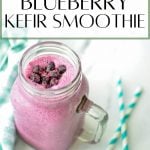 blueberry kefir smoothie