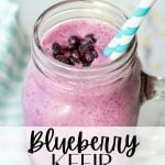 blueberry kefir smoothie