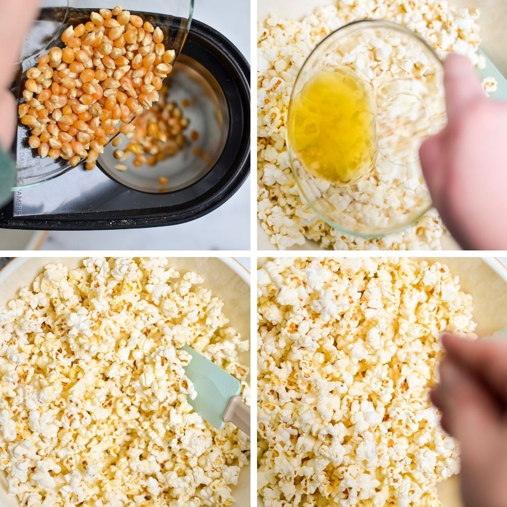 How to make air popped popcorn