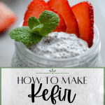 How to make kefir chia pudding
