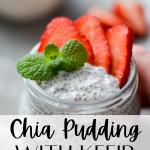 Chia pudding with kefir