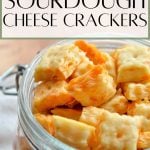 sourdough cheese crackers