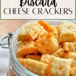 sourdough discard cheese crackers