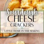 sourdough cheese crackers