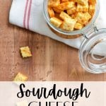 sourdough cheese crackers