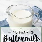 homemade buttermilk substitute