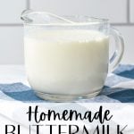 homemade buttermilk substitute