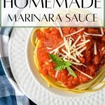 homemade marinara sauce