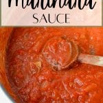 homemade marinara sauce