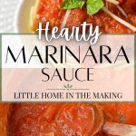 hearty marinara sauce