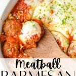 meatball parmesan casserole