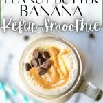 peanut butter banana kefir smoothie