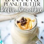 banana peanut butter kefir smoothie