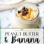 Peanut butter banana kefir smoothie recipe
