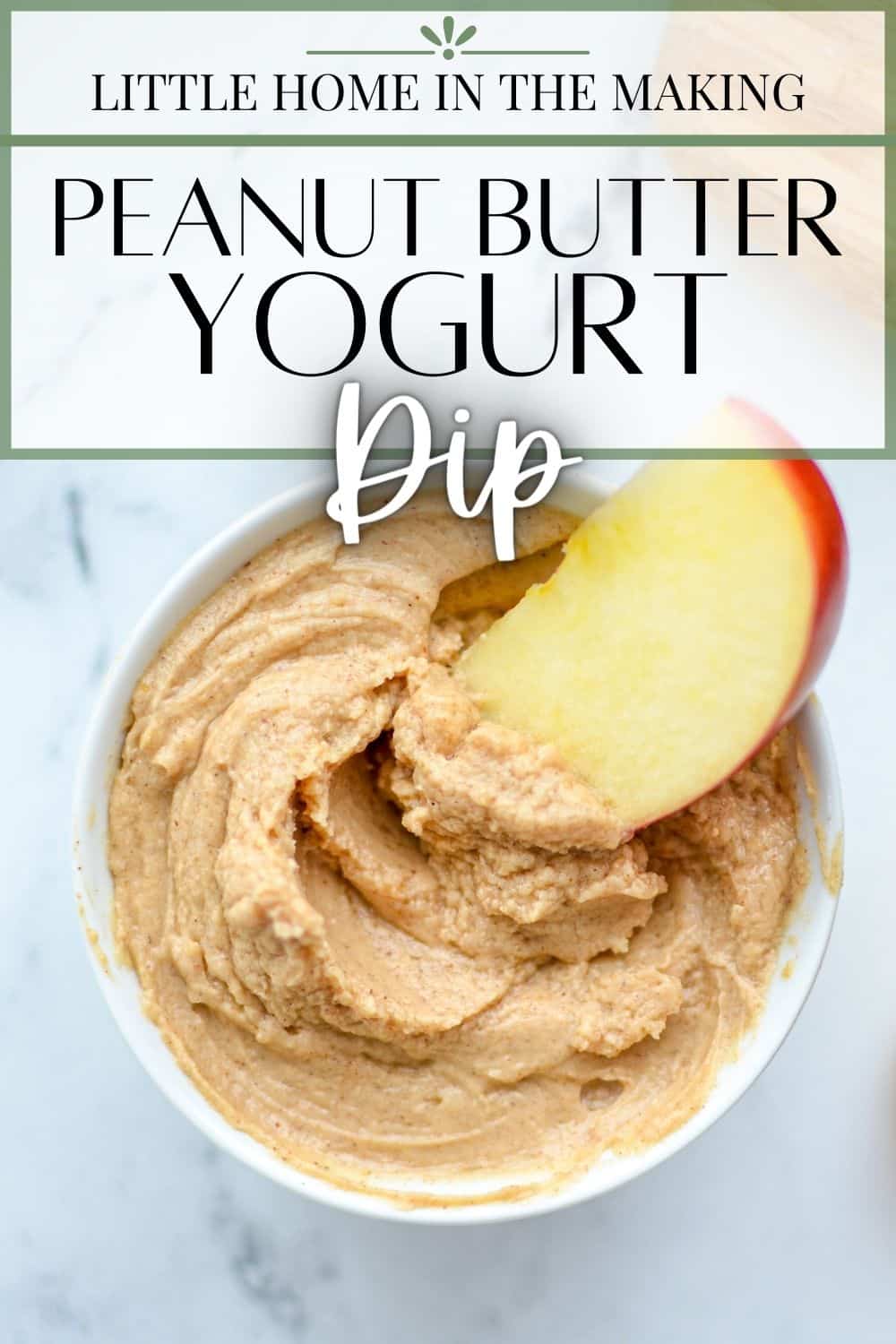 Peanut Butter Greek Yogurt Dip Little Home in the Making