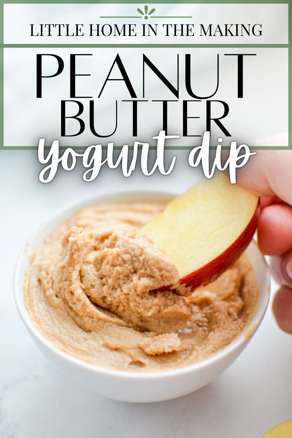 Peanut Butter Greek Yogurt Dip Little Home in the Making