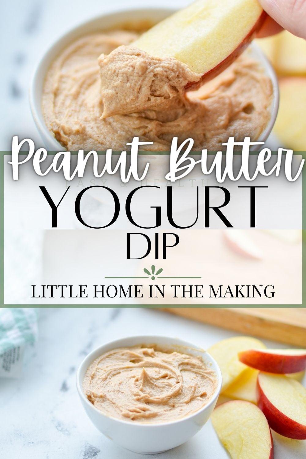 Peanut Butter Greek Yogurt Dip Little Home in the Making