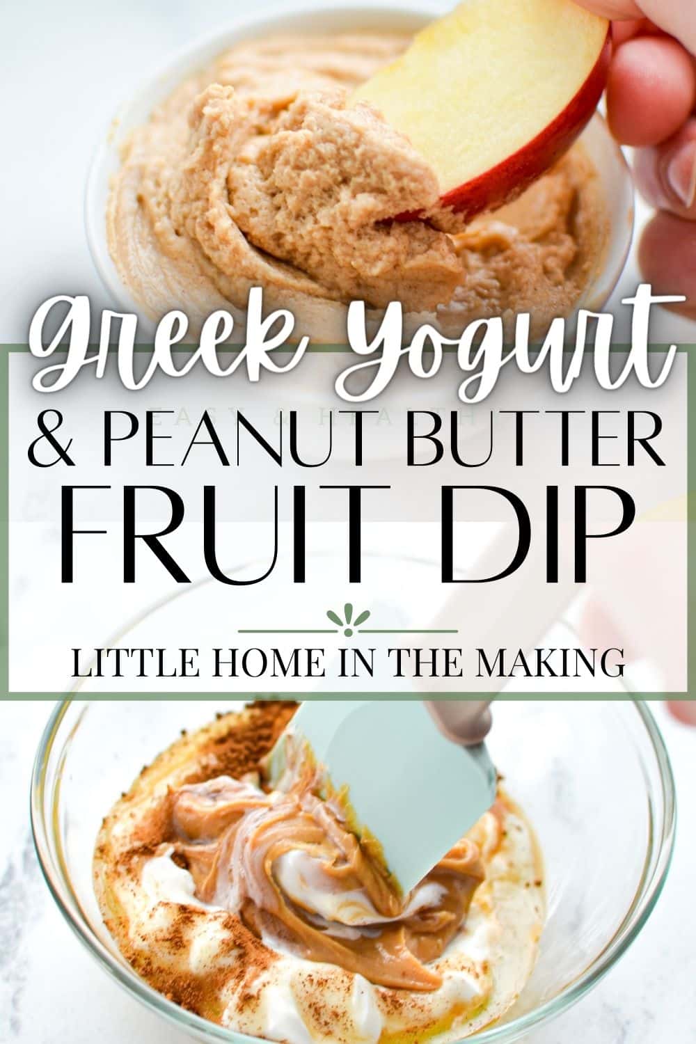 Peanut Butter Greek Yogurt Dip Little Home in the Making