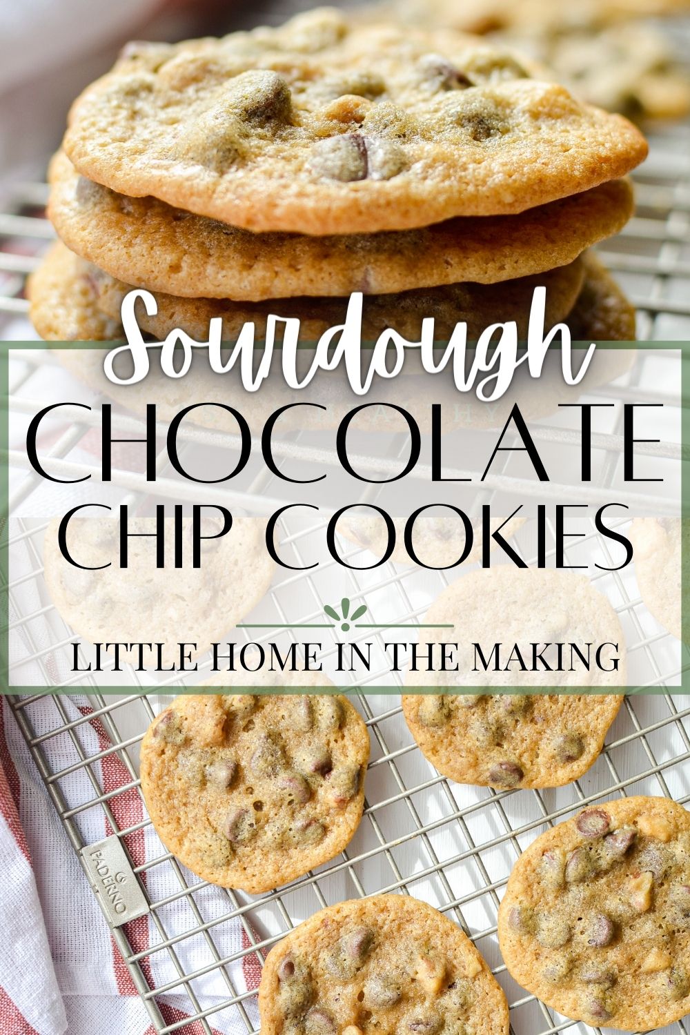 Sourdough Chocolate Chip Cookies - Little Home in the Making