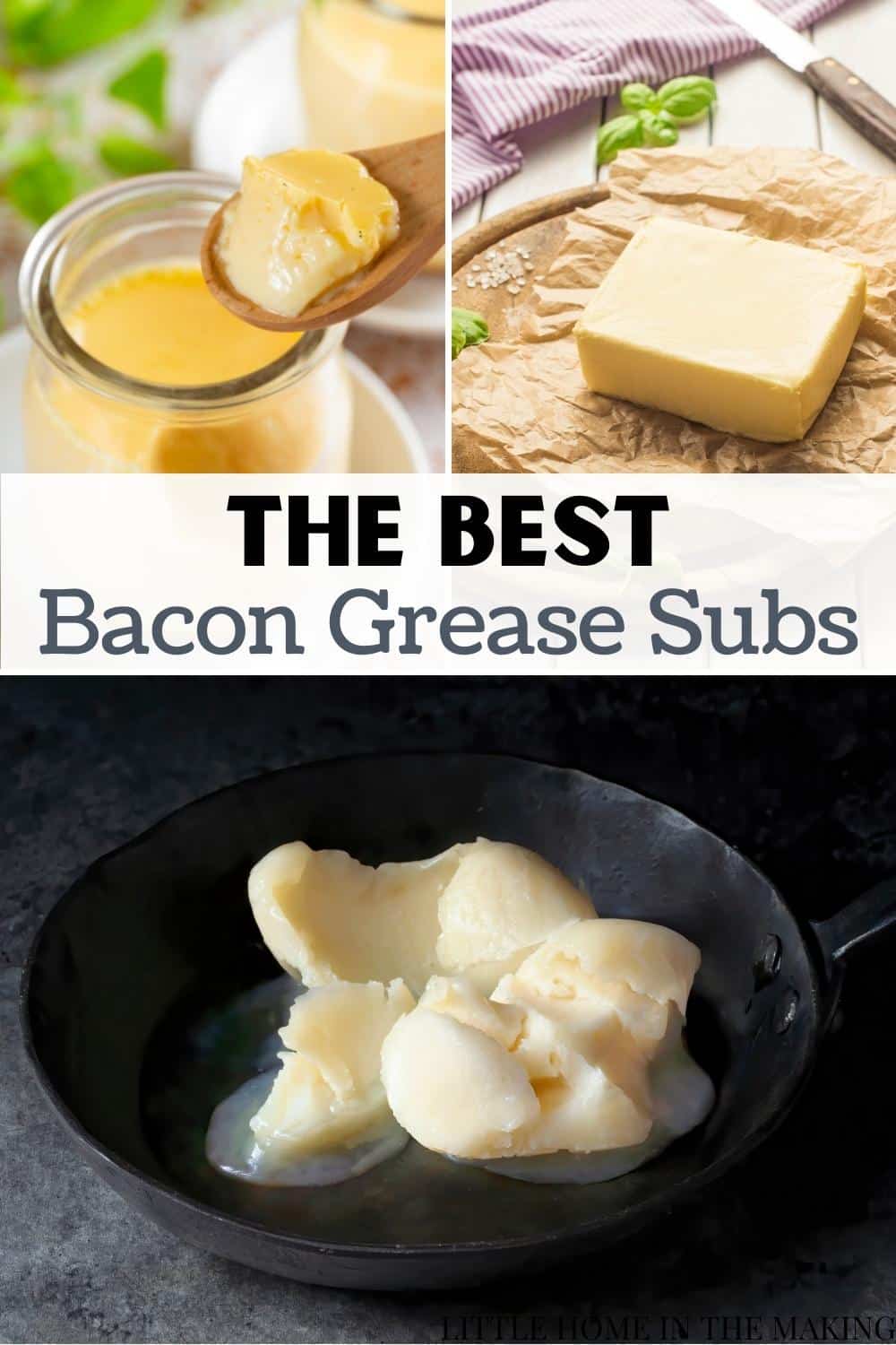 The BEST Bacon Fat Substitutes Little Home in the Making