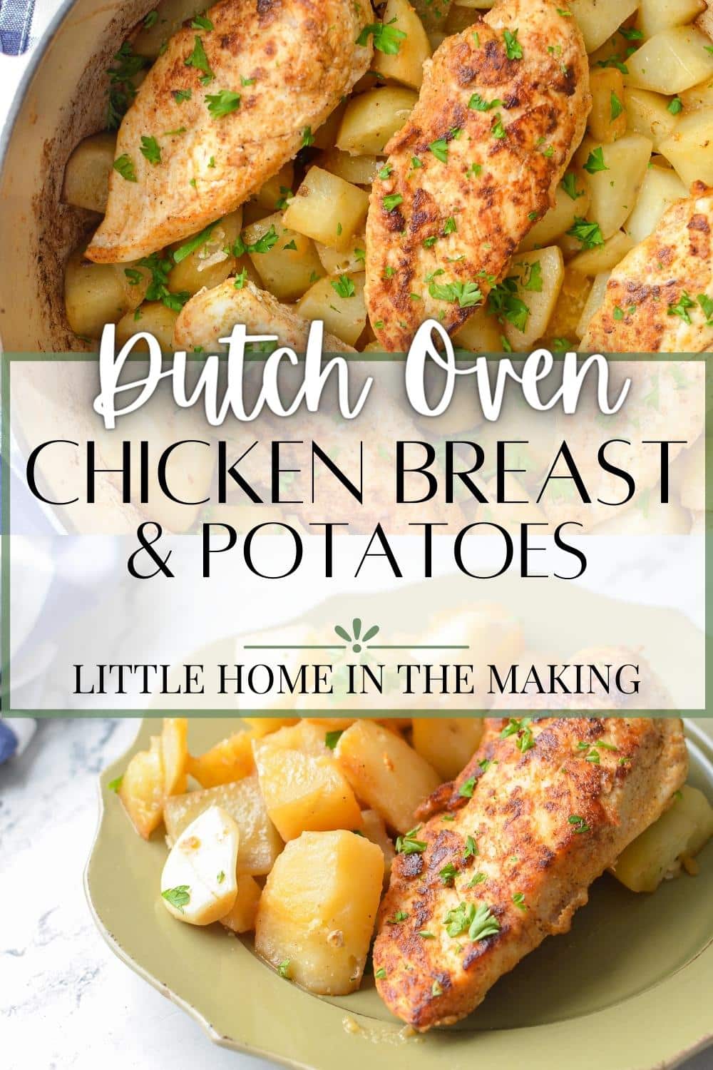 Dutch Oven Chicken Breast and Potatoes