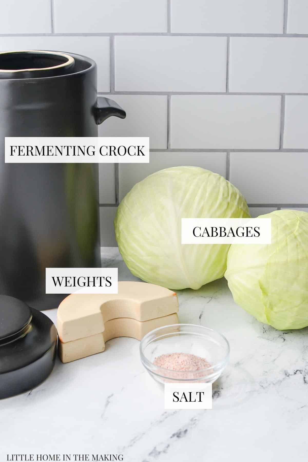 How to Make Sauerkraut in a Little in the Making