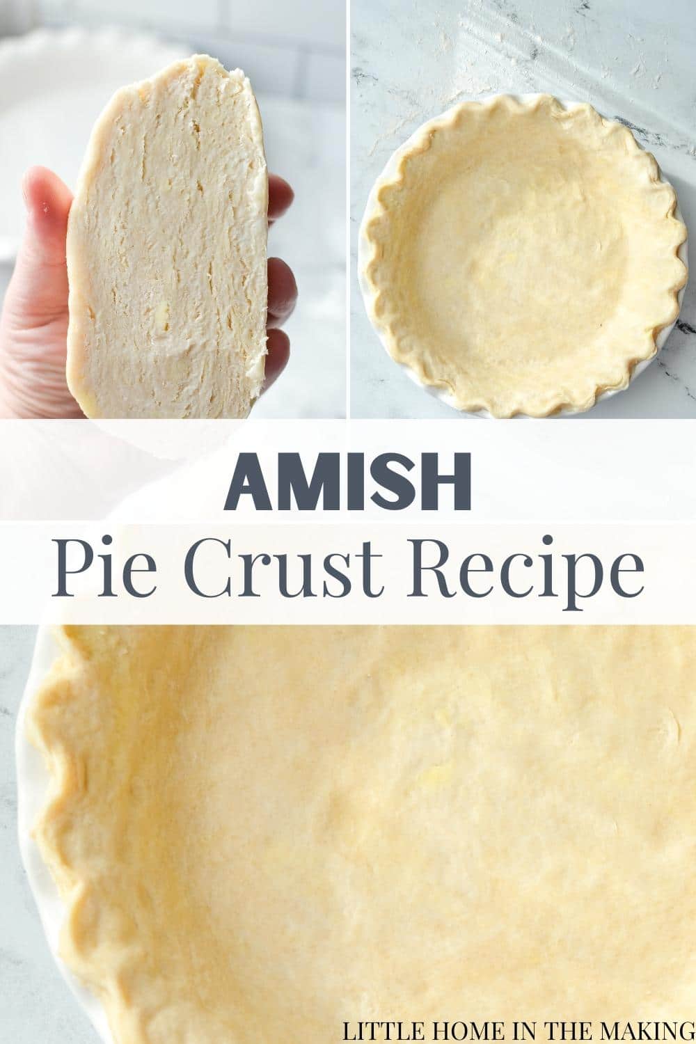 Amish Pie Crust Little Home in the Making