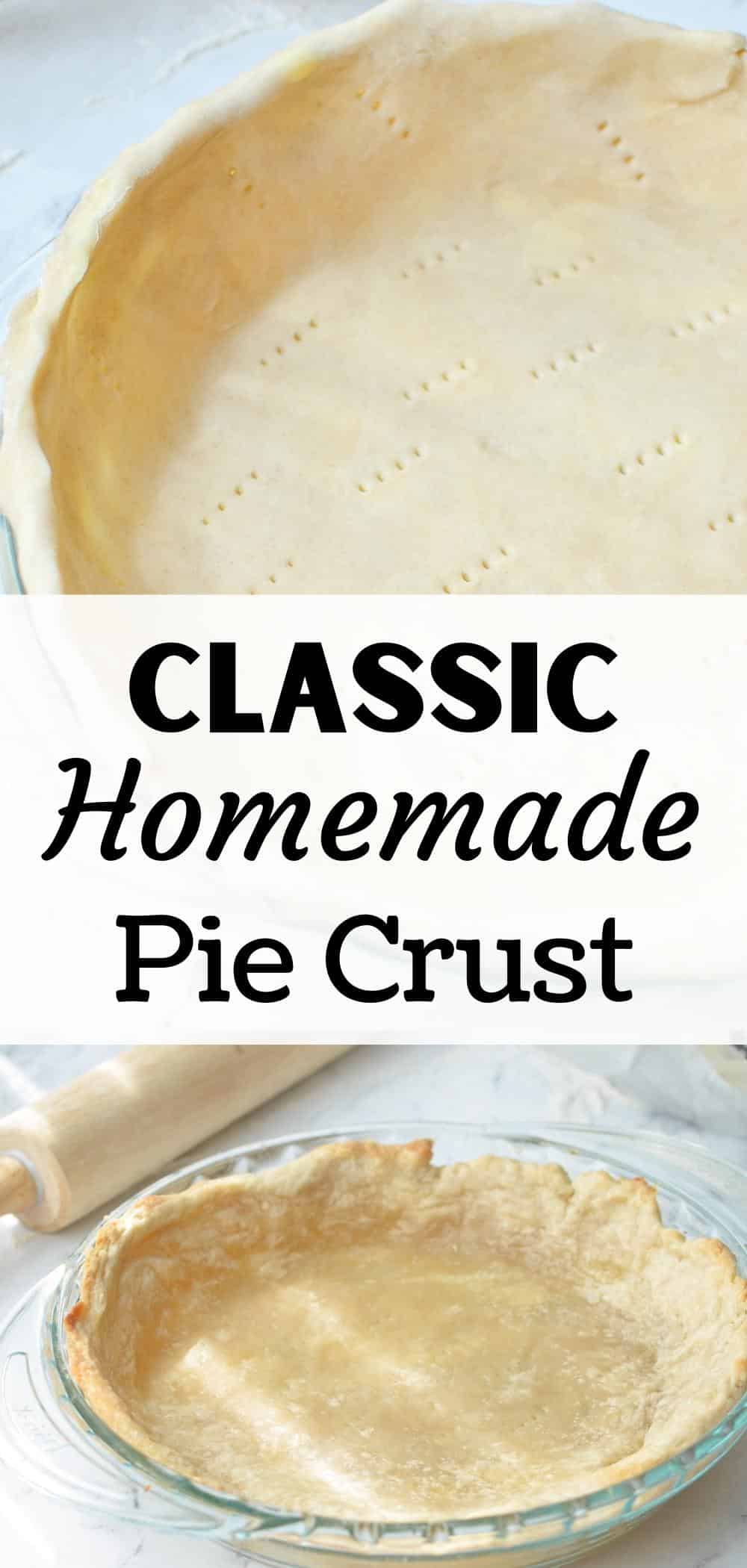 Classic Butter and Lard Pie Crust - Little Home in the Making