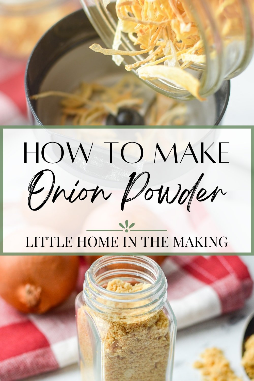 How to Make Onion Powder Little Home in the Making