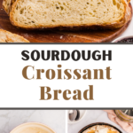 Sourdough bread with butter grated into it, then baked into a boule.